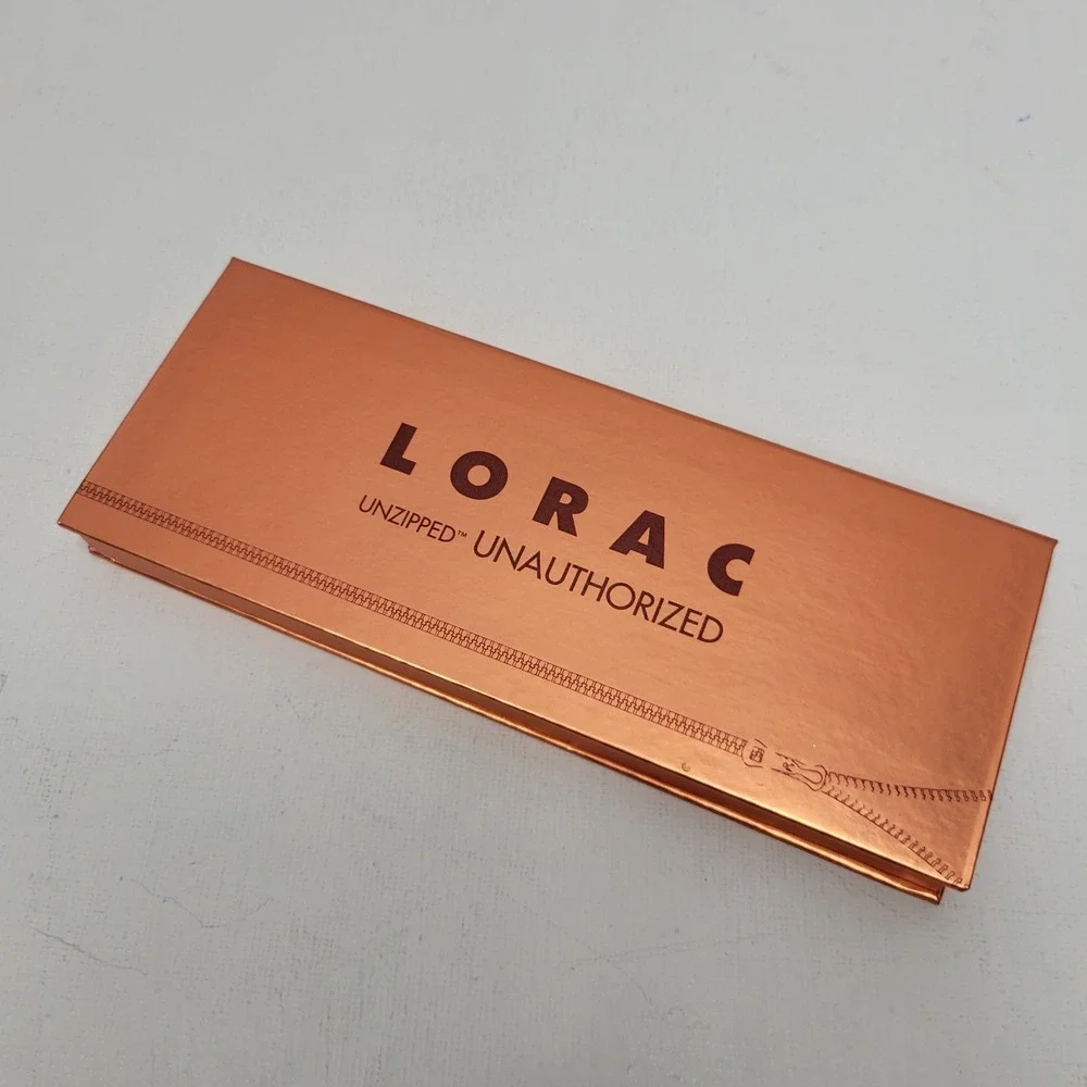 NEW No Box Lorac Unzipped UNAUTHORIZED Eyeshadow Palette 5 Shades + Brush Mirror